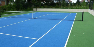 tennis court materials